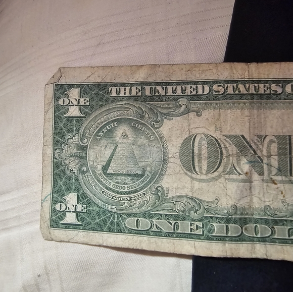 1935 series E silver certificate 1$ error bill - Picture 4 of 16